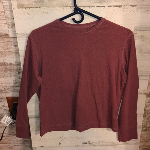 Columbia red long sleeve top Columbia shirt size large in kids outdoor wear​​ - Picture 2 of 5